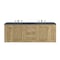 James Martin Vanities Laurent 72in Double Vanity, Light Natural Oak w/ 3 CM Charcoal Soapstone Top 545-V72-LNO-3CSP - alternate 5